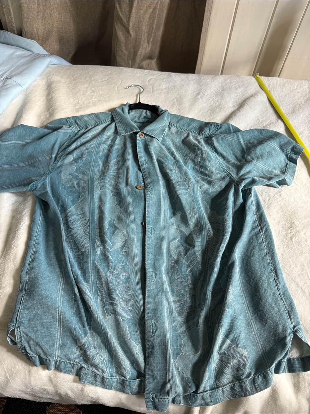 Tommy Bahama Teal Short-Sleeve Button-Down Shirt